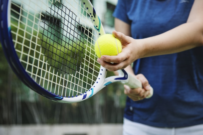 Tenis kortu ve oyuncular