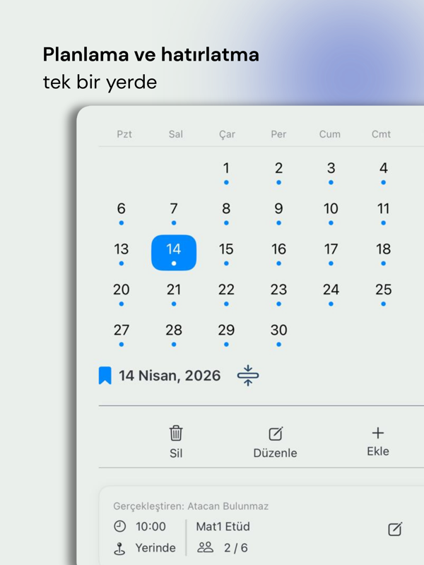 Avlu - Calendar